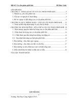 QUY TRÌNH bảo DƯỠNG sữa CHỮA cơ cấu PHÂN PHỐI KHÍ