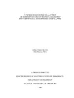 A pharmacoeconomic evaluation of bisphosphonates in the management of postmenopausal osteoporosis in singapore