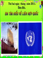 Tìm hiểu về Liên hợp quốc (tiết 1)