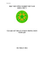 Tài liệu tập huấn chăn nuôi lợn