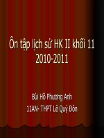 ôn tập sử 11 học kì II