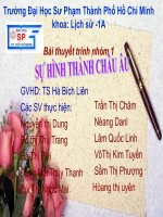 sự hình thành châu âu