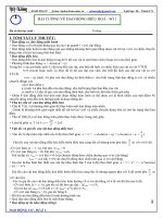 Dề số 1  Dao động điều hòa