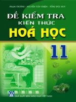 Đề kiểm tra kiến thức hóa học 11 (bấm nút toàn màn hình để xem đầy đủ)