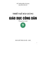 Thiết kế bài giảng Công dân 9