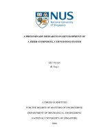 A preliminary research on development of a fibre composite, curved FDM system