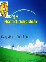 bài giảng về phân tích chứng khoán