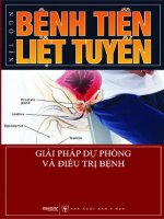 Bệnh tiền liệt tuyến cách phát hiện và điều trị (nhấn nút toàn màn hình để xem đầy đủ)