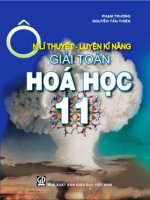 Ôn lí thuyết   luyện kĩ năng giải toán hóa học 11 (bấm nút toàn màn hình để xem đầy đủ)