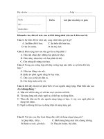 Đề ôn tập KT cuối kì II