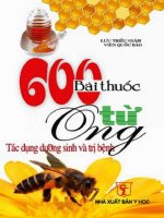 600 bài thuốc từ ong (nhấn nút toàn màn hình để xem đầy đủ)