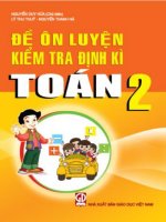 Đề ôn luyện kiểm tra định kì toán 2 (bấm nút toàn màn hình để xem đầy đủ)