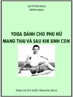 Yoga dành cho phụ nữ mang thai và sau khi sinh con (nhấn nút toàn màn hình để xem đầy đủ)