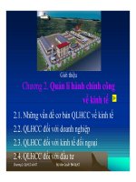 Quản lý hành chính công   quản lí hành chính công về kinh tế