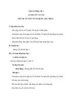Giáo án tiếng việt 3 tuần 20 bài luyện từ và câu   mở rộng vốn từ tổ quốc, dấu phẩy 
