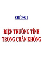 ĐIỆN TRƯỜNG TĨNH TRONG CHÂN KHÔNG