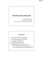 Bài giảng chất kháng khuẩn (kháng sinh)   PGS  TS  võ thị trà an