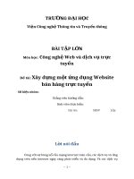 Xây dựng một ứng dụng website bán hàng trực tuyến