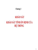 Bài giảng lý thuyết điều khiển tự động chương 3   nguyễn thành phúc