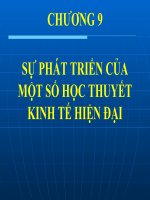 Bài giảng lịch sử các học thuyết kinh tế chương 9