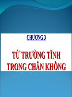 Bài giảng chương 3 từ trường tĩnh trong chân không