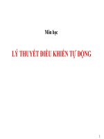 Bài giảng lý thuyết điều khiển tự động chương 6   nguyễn thành phúc