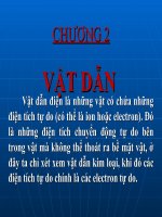 Bài giảng chương 2 vật dẫn