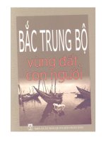 BẮC TRUNG bộ VÙNG đất CON NGƯỜI