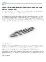 7 cách viết tiêu đề khiến khách hàng phải mở email bán hàng của bạn ngay lập tức