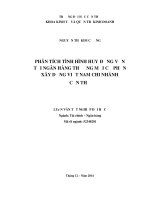 phân tích tình hình huy động vốn tại ngân hàng thương mại cổ phần xây dựng việt nam chi nhánh cần thơ