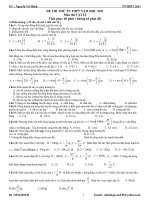 đề ôn thi 2011   có đáp án ( hay )