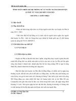 TÍNH TOÁN THIẾT kế hệ THỐNG xử lý nước NGẦM CHO HUYỆN AN PHÚ từ năm 2015 đến năm 2023