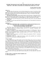 tìm hiểu mối liên quan giữa điện thế muộn dương tính và rối loạn nhịp thất trên điện tâm đồ bề mặt ở bệnh nhân nhồi máu cơ tim 