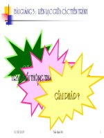 Bài giảng hệ điều hành   chương 3  liên lạc giữa các tiến trình