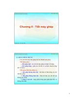 Bài giảng chương 2 tiết máy ghép 
