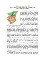 BÀI  TUYÊN TRUYỀN 70 NĂM TL ĐỘI