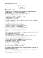 Đề thi thử Anh vào lớp 10 ( 1 ) http;//violet.vn/thayNSTHcoL