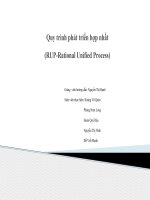 Quy trình phát triển hợp nhất RUP