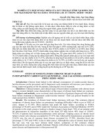 nghiên cứu một số đặc điểm của suy tim mạn tính tại khoa nội tim mạch tại bệnh viện đa khoa tỉnh đắk la81k từ tháng 10 2010   04 2011 