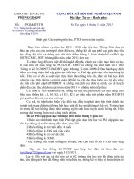 Công văn hướng dẫn thống kê phổ cập giáo dục tháng 5 năm 2011