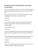 Ôn luyện toán lớp 8