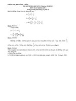 Đề thi HKII toán 6 năm 2011