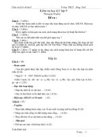 Đề KT học kì 1 lớp 9