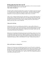 Bí kíp giúp bạn làm bài văn tốt