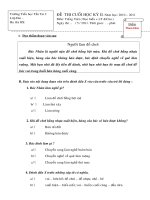 Đề TV cuối HK2 / Lớp 2