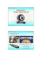 Bài giảng chương 6 truyền động trục vít 