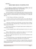 BÀI GIẢNG THIẾT KẾ ĐƯỜNG Ô TÔ PHẦN 1