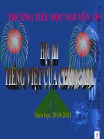 GIAO LƯU TIẾNG VIỆT