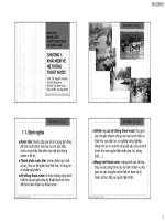 bài giảng khái niệm về hệ thống thoát nước