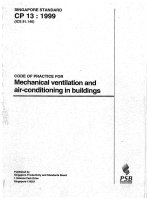 CP13   1999 MVAC Tiêu chuẩn Singapor về thông gió